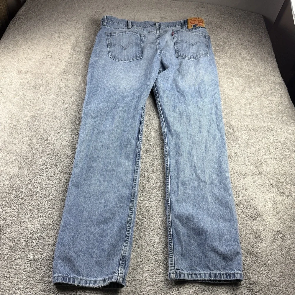 Levis 514 Straight Leg Jeans Mens 38x32 Blue Medium Wash Mid‎ Rise